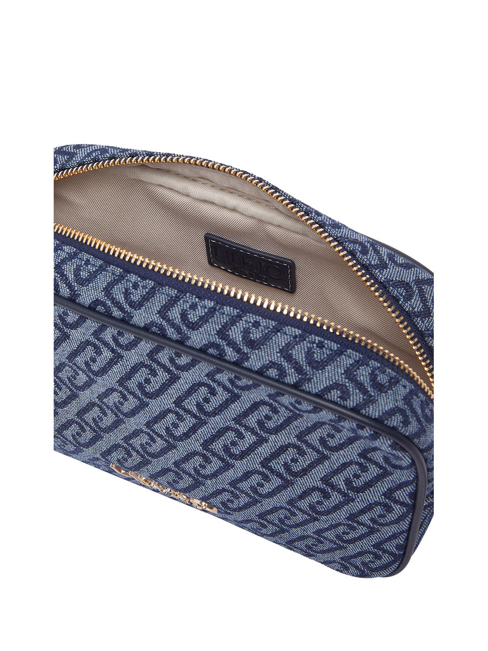 LIUJO ACCESSORI1 Borsa A Tracolla Piccola Liu Jo Jacquard - Denim Dress Blue