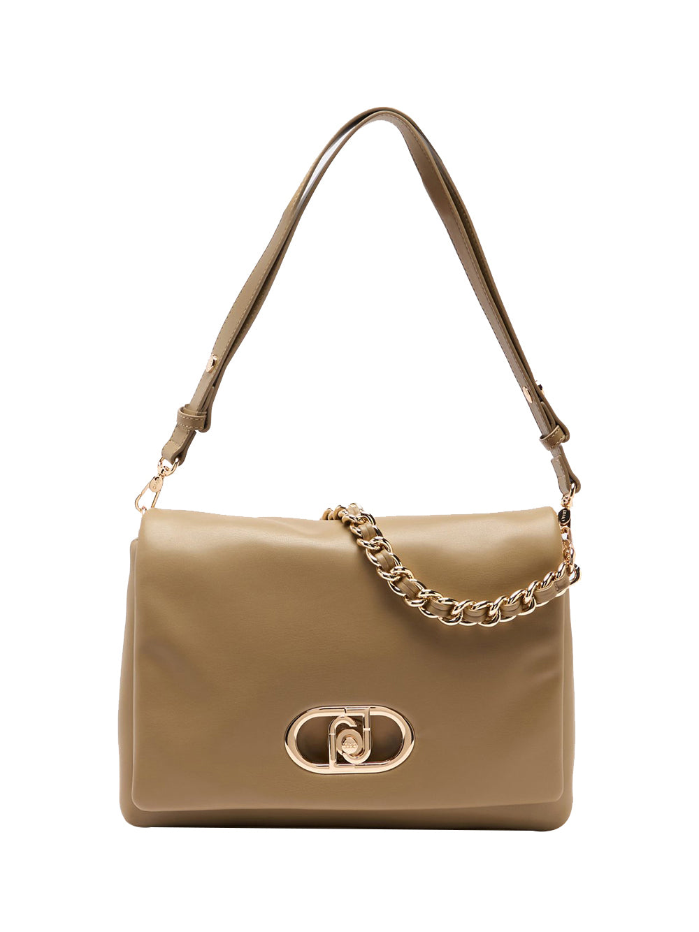 LIUJO ACCESSORI1 Borsa A Tracolla Liu Jo LaPuffy Grande - Fango MUD