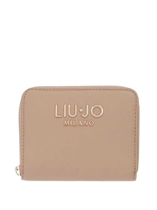 LIUJO ACCESSORI1 Liu Jo Portafoglio Logo Frontale - Beige Beige