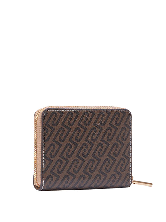 LIUJO ACCESSORI1 Portafoglio M Zip Around Liu Jo - Marrone Testa di moro
