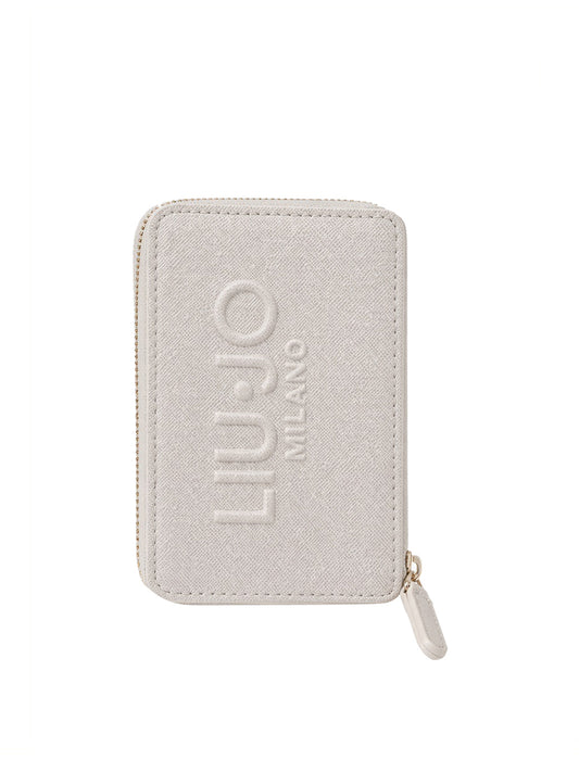 LIUJO ACCESSORI1 Portafoglio Liu Jo M Zip Around - Crema Crema