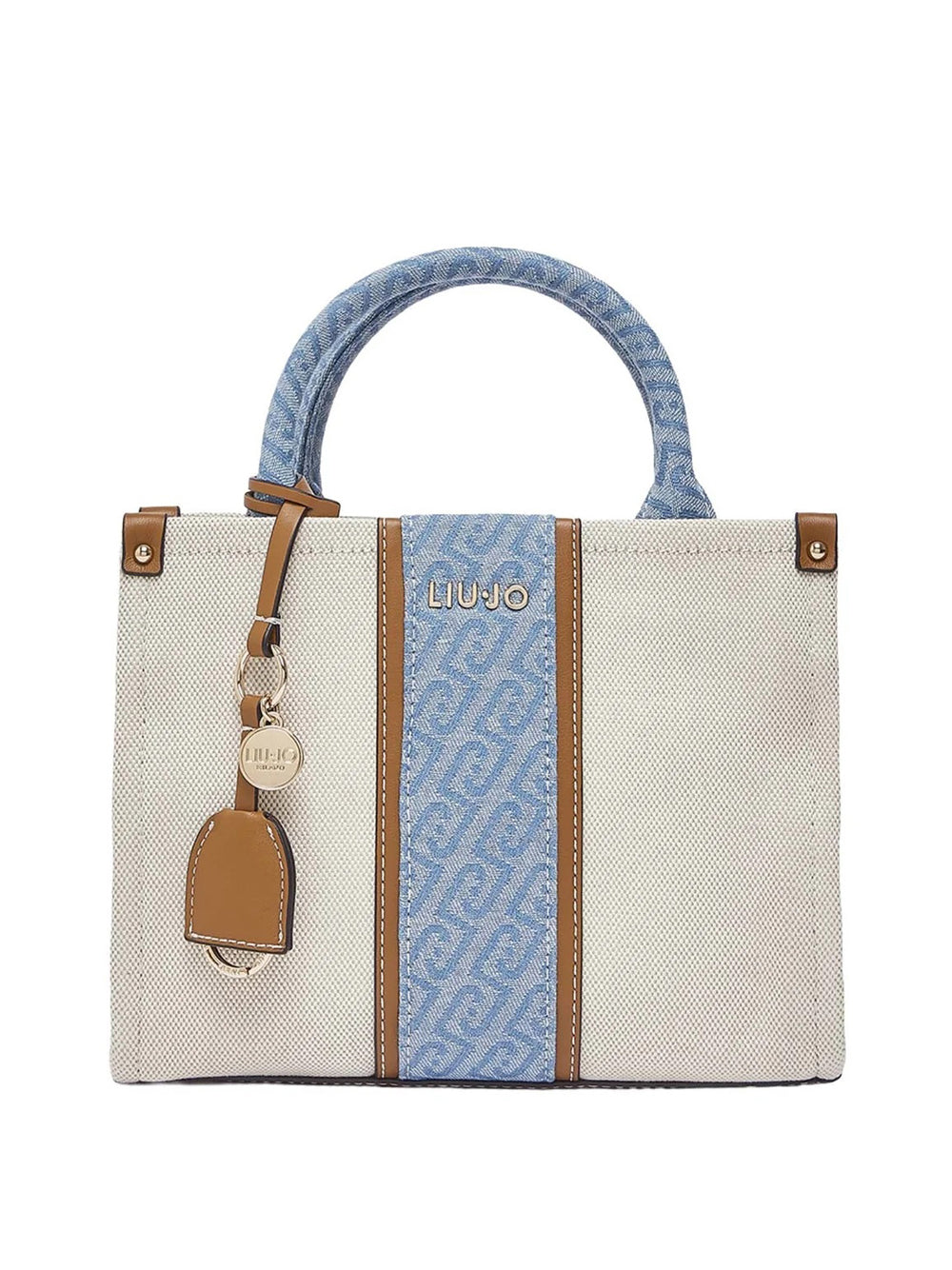 LIUJO ACCESSORI1 Borsa A Mano Liu Jo - Neutro/Denim Neutro/Denim