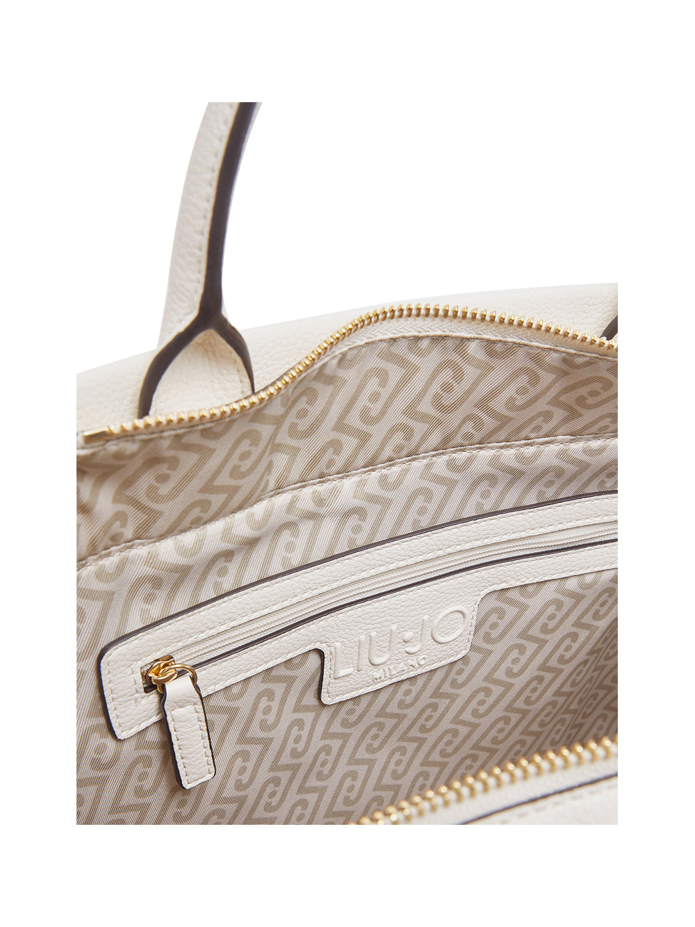 LIUJO ACCESSORI1 Borsa A Mano Liu Jo Con Charm - Panna CREAM