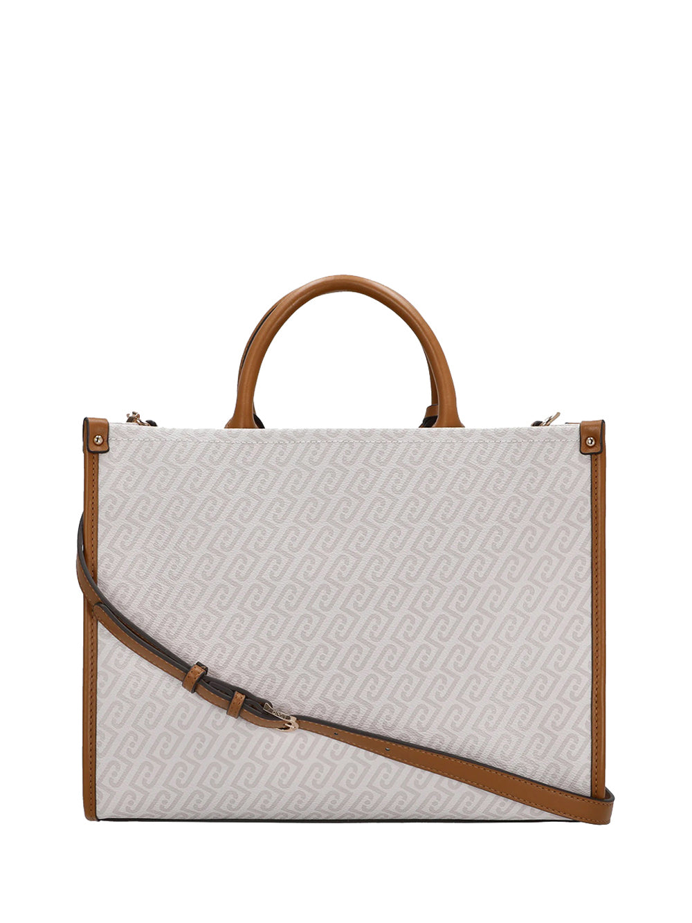 LIUJO ACCESSORI1 Borsa A Mano Liu Jo Con Charm - Sequoia/Naturale Naturale/Sequoia