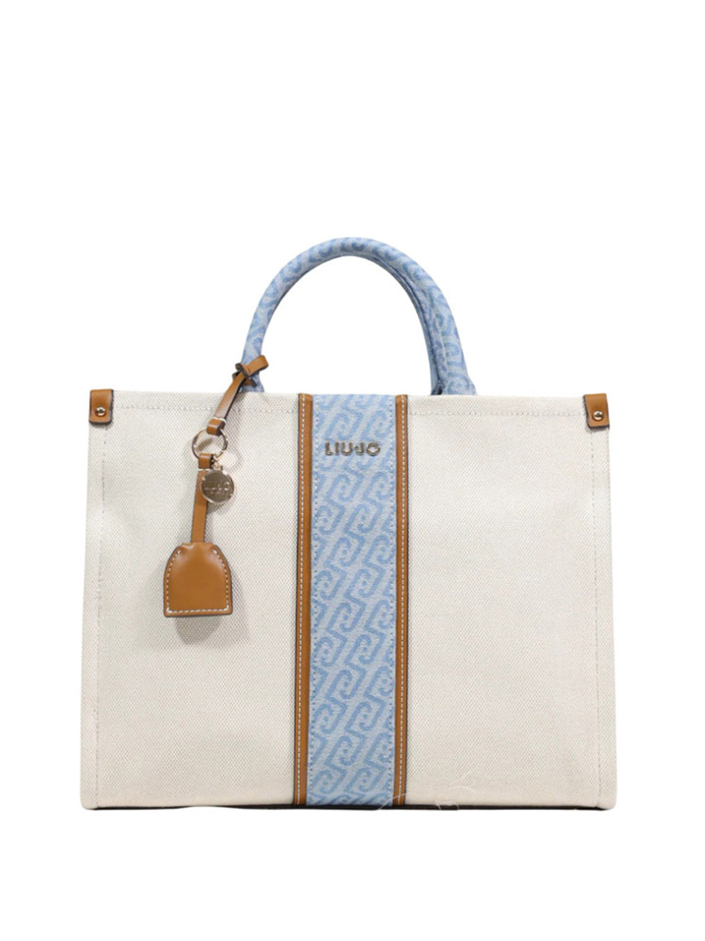 LIUJO ACCESSORI1 Borsa A Mano Liu Jo Tote - Neutro/Denim Neutro/Denim