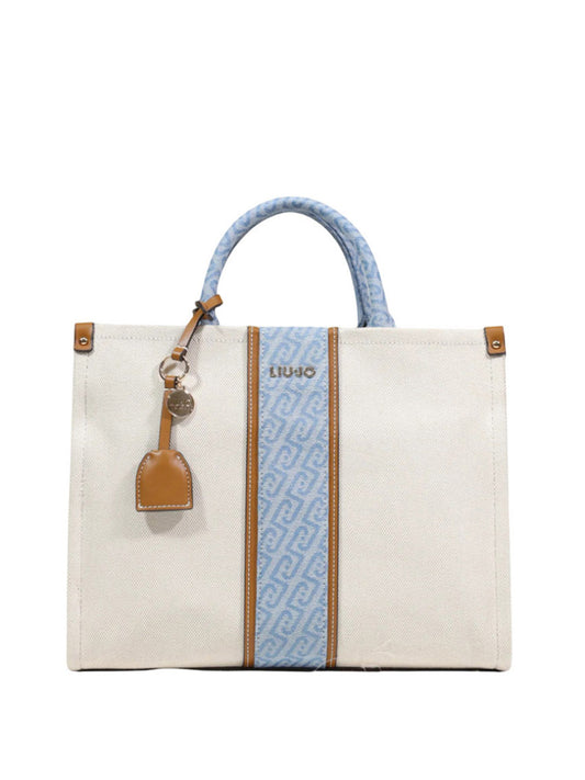 LIUJO ACCESSORI1 Borsa A Mano Liu Jo Tote - Neutro/Denim Neutro/Denim