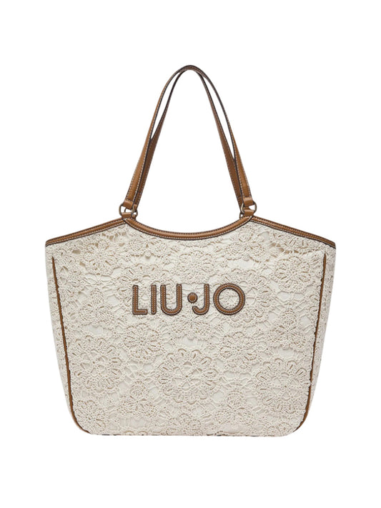 LIUJO ACCESSORI1 Borsa A Mano Liu Jo Tote - Crema/Cuoio Crema/cuoio