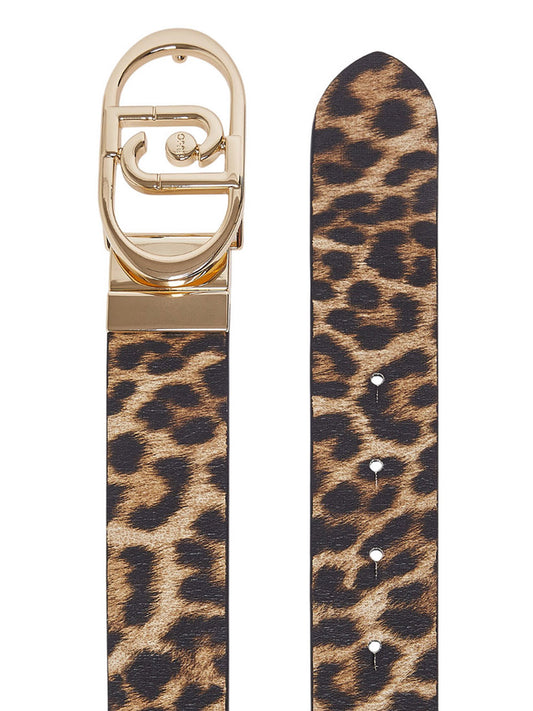 LIUJO ACCESSORI1 Cintura Liu Jo Reversibile - Animalier ANIMALIER