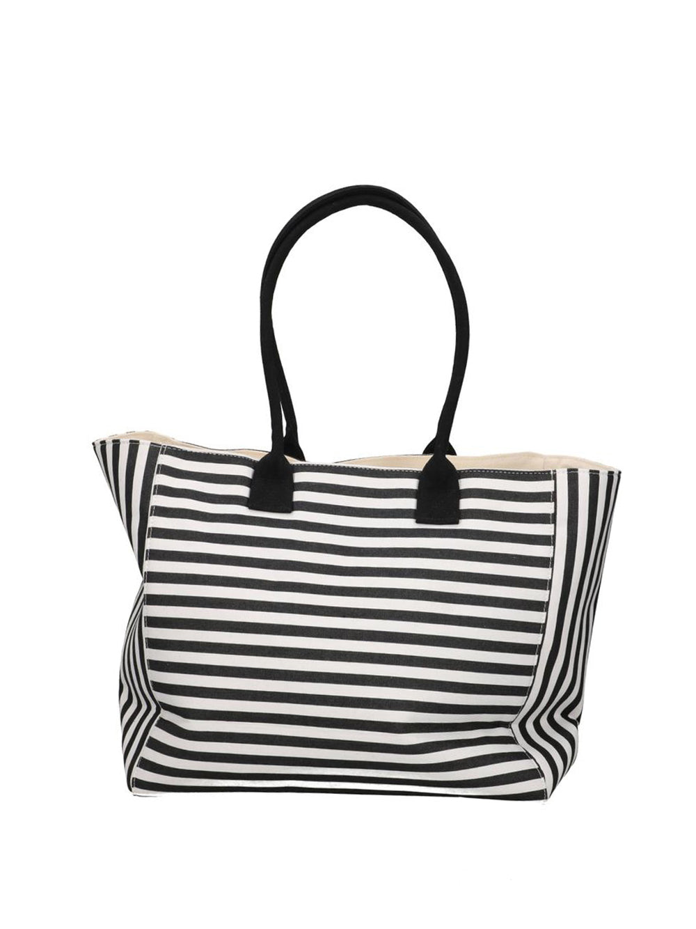 LIUJO BEACHWEAR Borsa A ManoTote Bag Grande Liu Jo - Nero/Bianco Nero/bianco