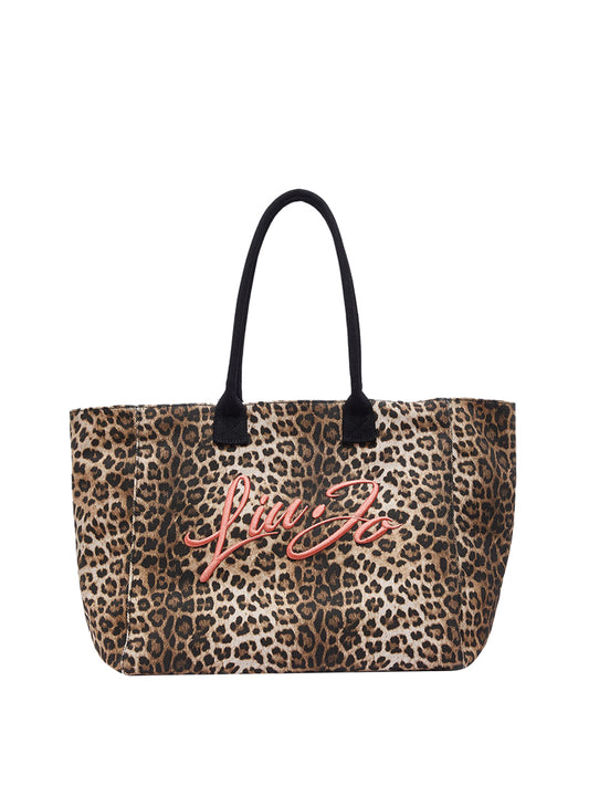 LIUJO BEACHWEAR Borsa a Mano L Tote Liu Jo - Animalier ANIMALIER