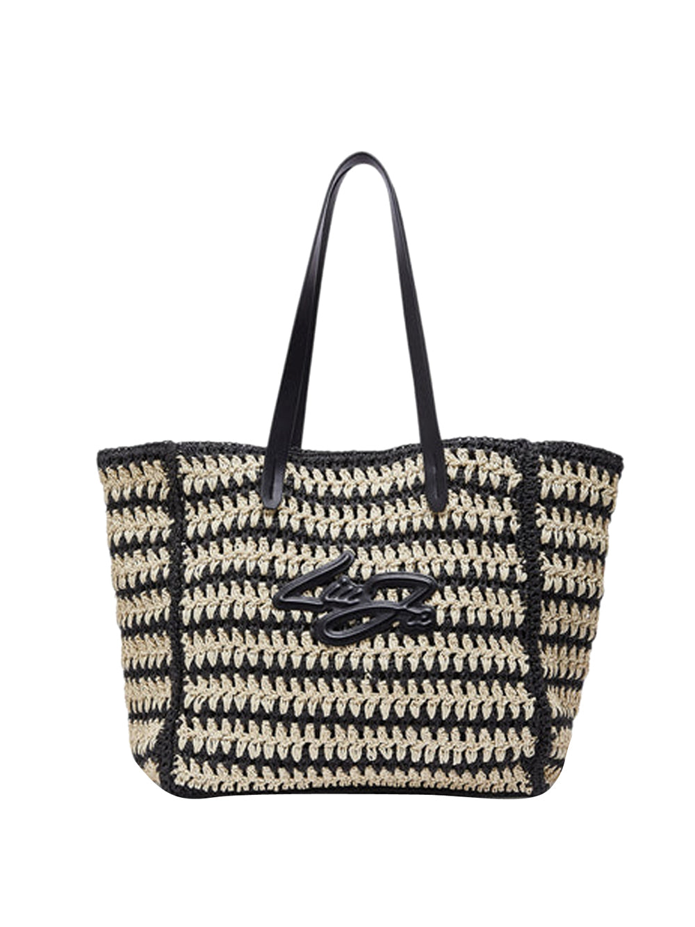 LIUJO BEACHWEAR Borsa Tote Media In Paglia Liu Jo - Neutro NEUTRO