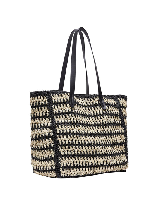 LIUJO BEACHWEAR Borsa Tote Media In Paglia Liu Jo - Neutro NEUTRO