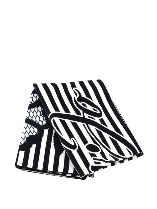 LIUJO BEACHWEAR Telo Mare Liu Jo - Nero/Bianco Nero/bianco