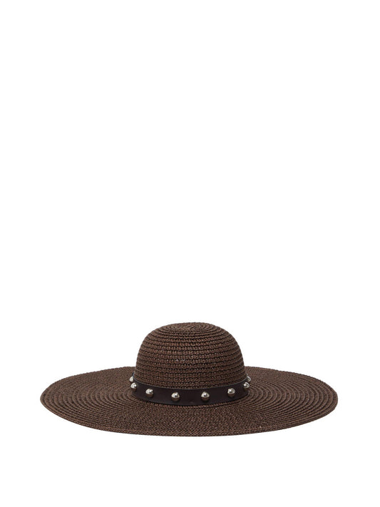 LIUJO BEACHWEAR Cappello Tesa Larga Liu Jo - Marrone Cuoio Scuro
