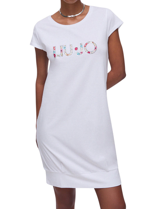 LIUJO BEACHWEAR Abito Jersey T.Unita Liu Jo - Bianco Bianco