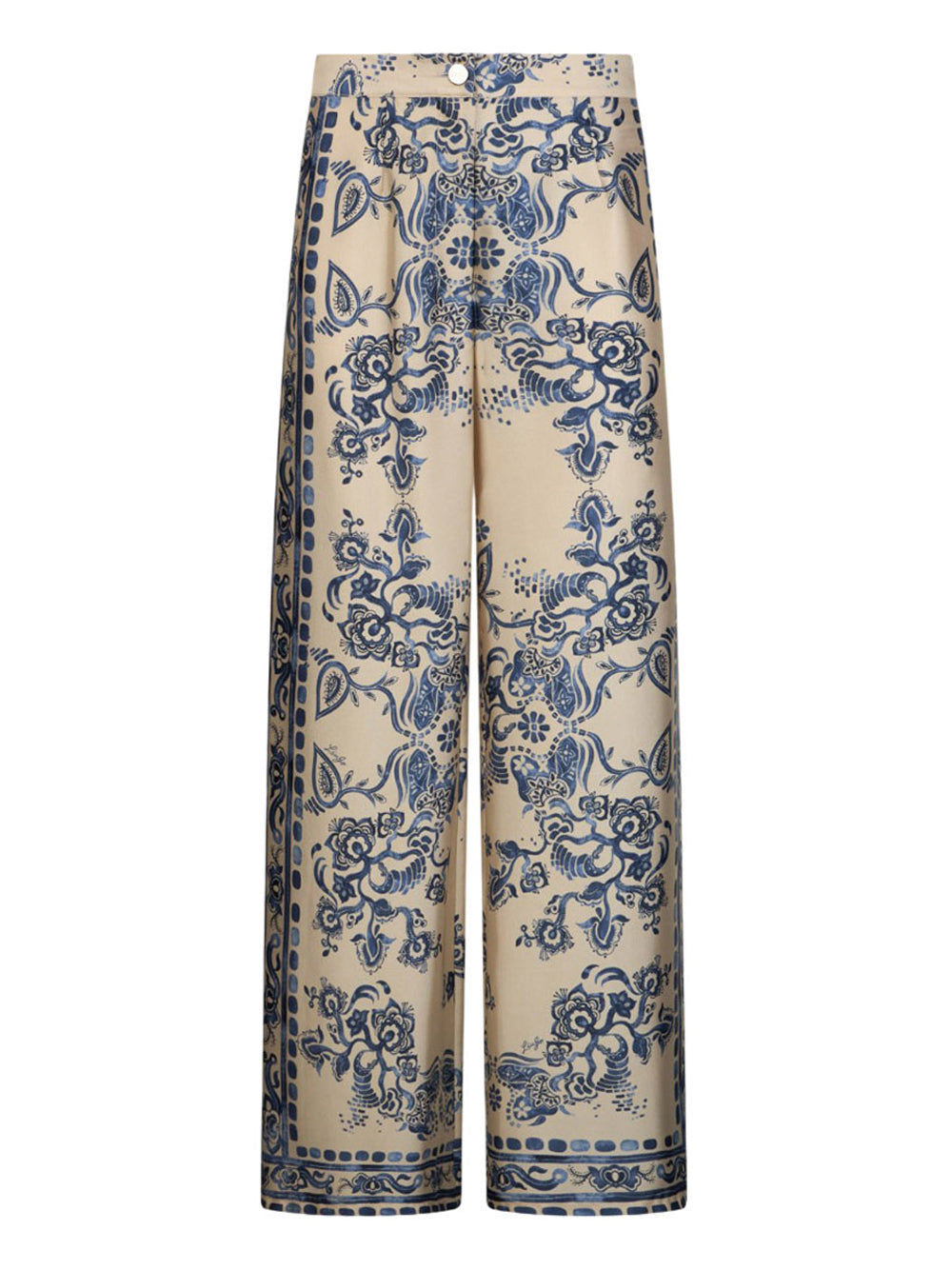 LIU.JO BLACK Pantalone Liu Jo Con Stampa Foulard - Azzurro Azzurro