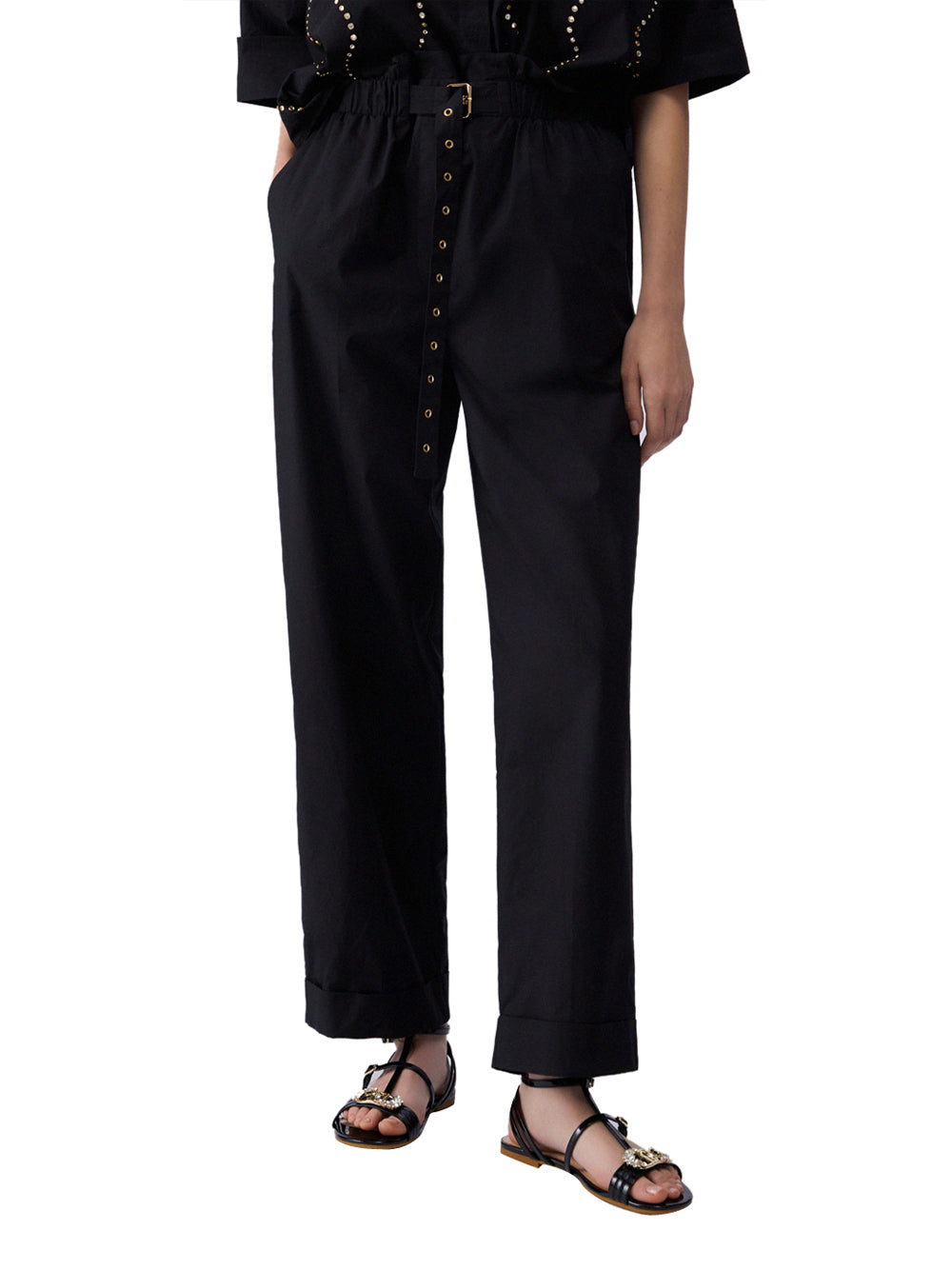 LIU.JO BLACK Pantaloni A Vita Alta Liu Jo - Nero Nero