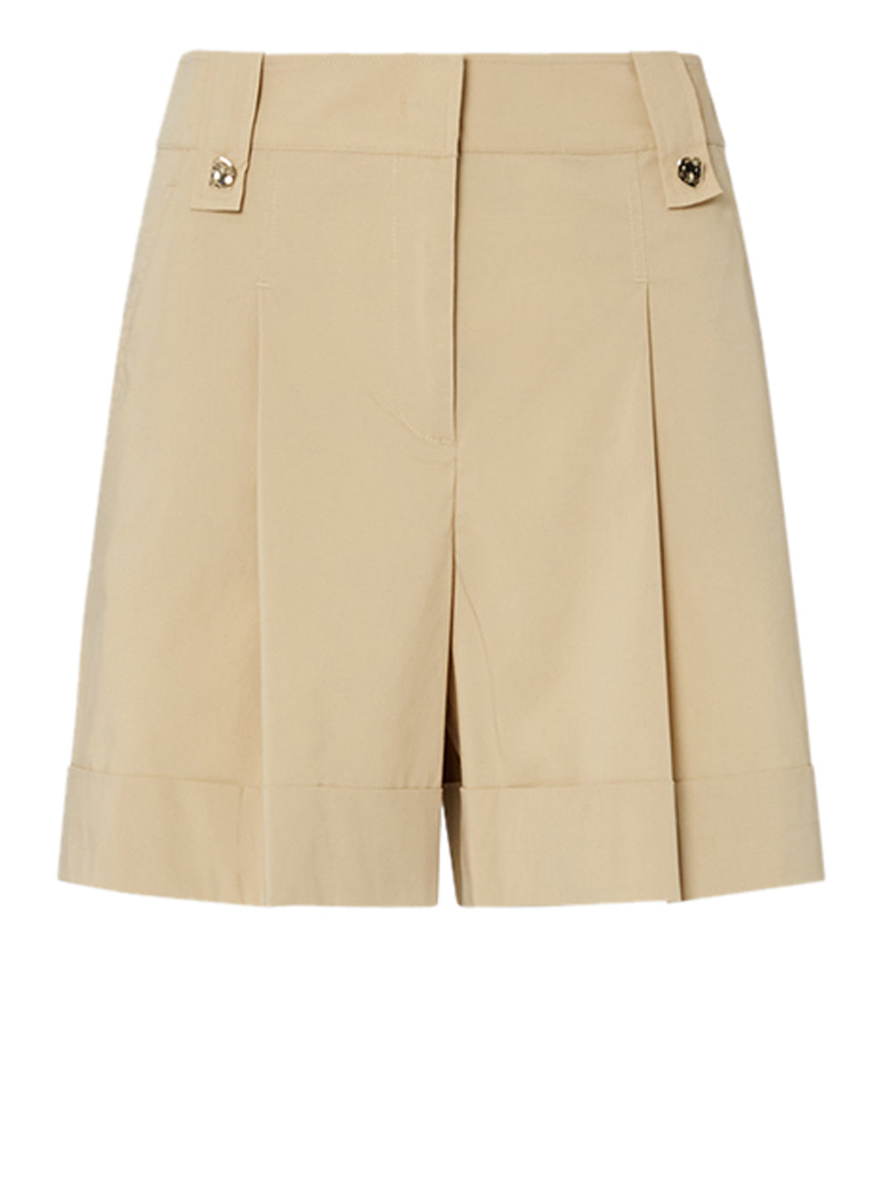 LIU.JO BLACK Liu Jo Shorts In Popeline - Cappuccino Cappuccino Light