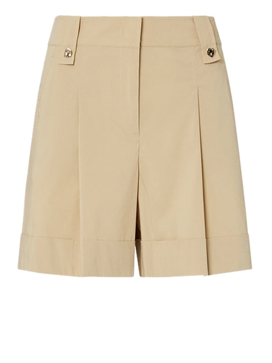 LIU.JO BLACK Liu Jo Shorts In Popeline - Cappuccino Cappuccino Light
