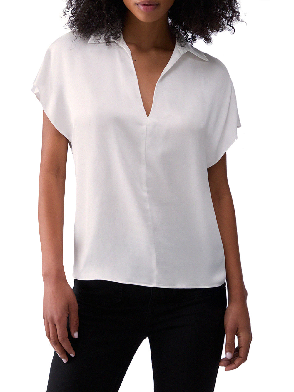 LIU.JO BLACK Blusa Liu Jo In Raso - Bianco Bianco