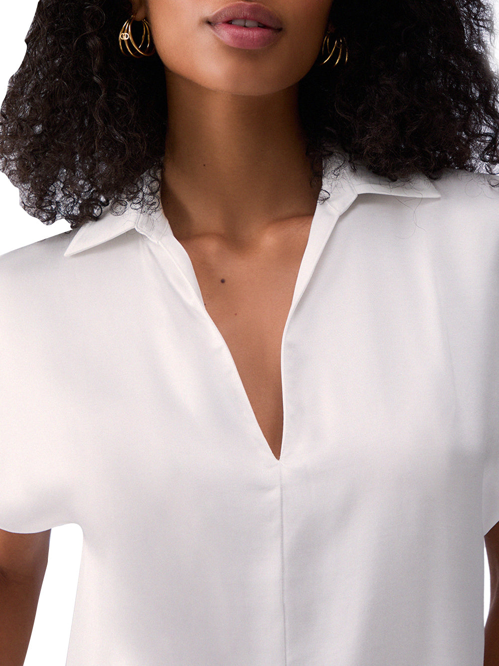 LIU.JO BLACK Blusa Liu Jo In Raso - Bianco Bianco