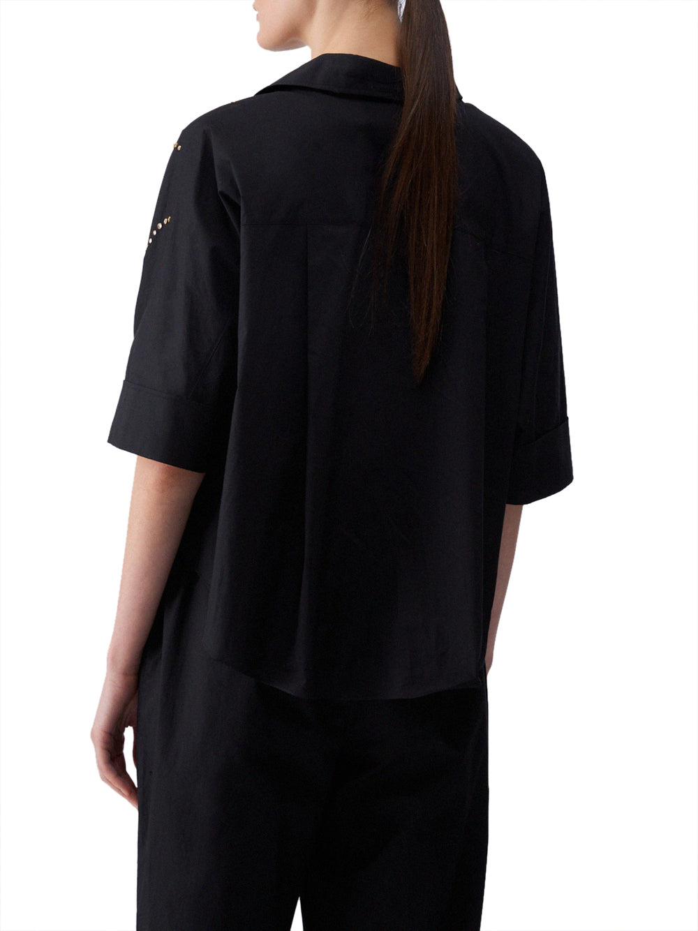 LIU.JO BLACK Camicia Liu Jo Con Applicazioni Gioiello - Nero Nero