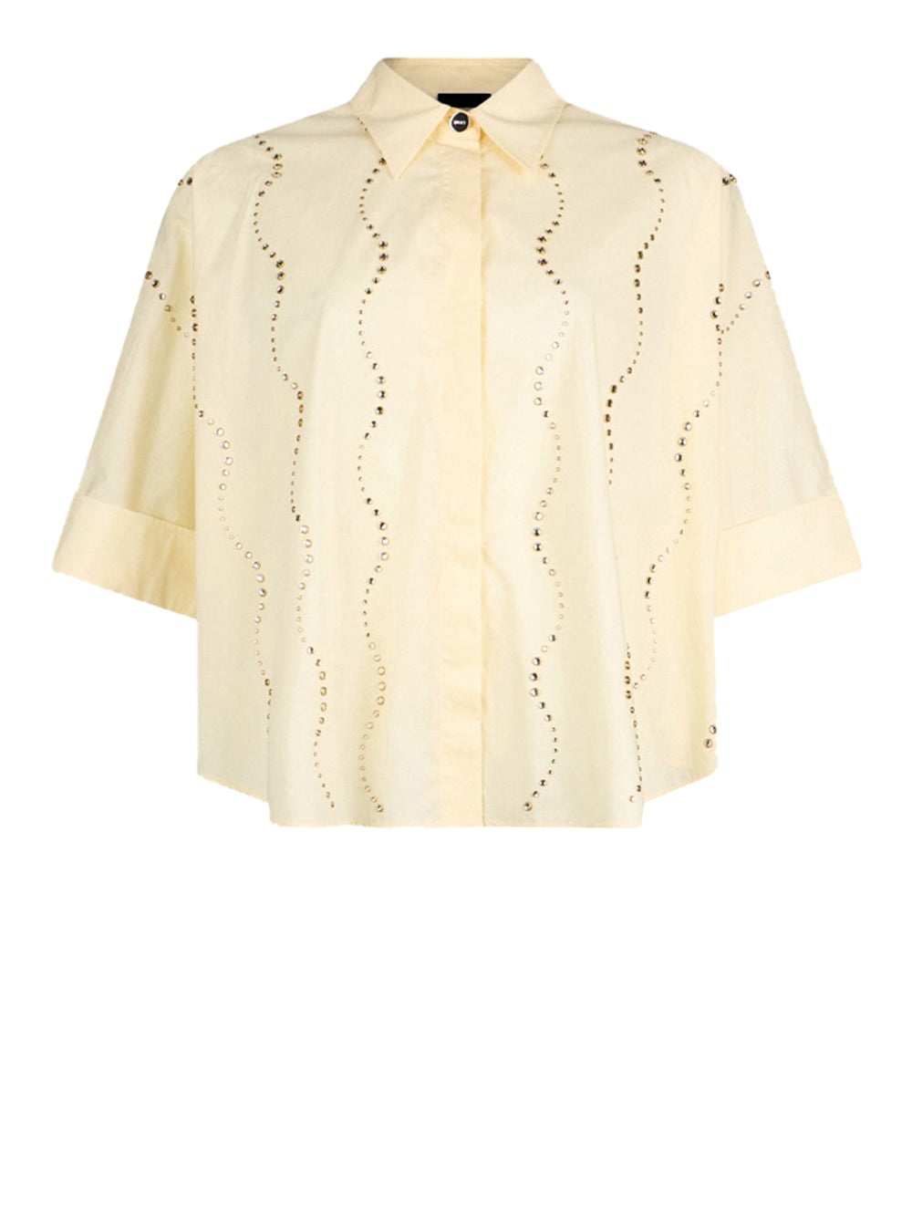 LIU.JO BLACK Camicia Liu Jo Con Applicazioni Gioiello - Giallo Giallo