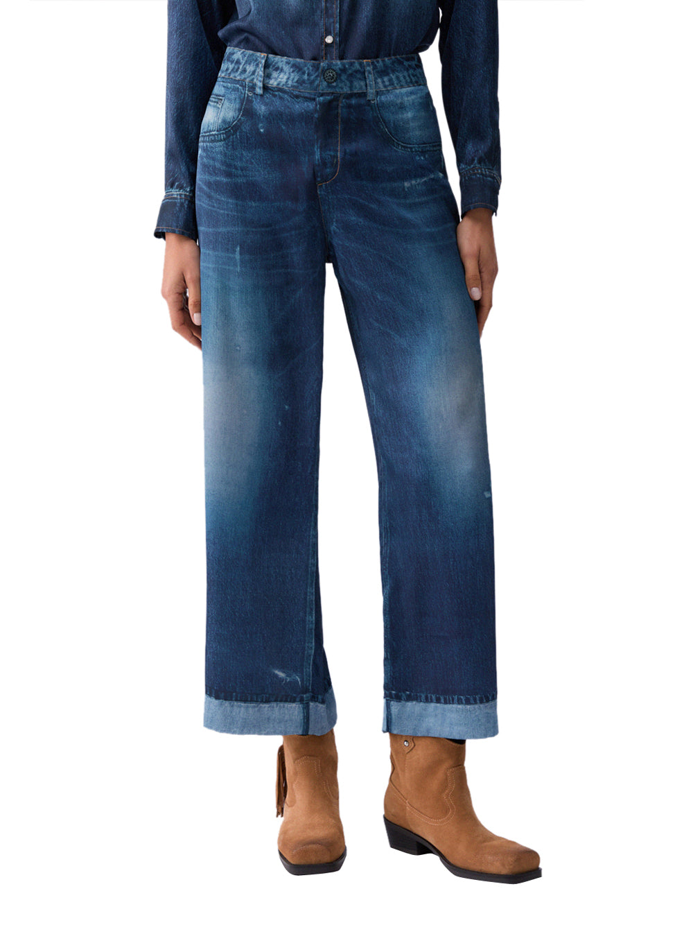LIUJO DENIM Jeans Con Stampa Digitale Liu Jo - Denim DENIM