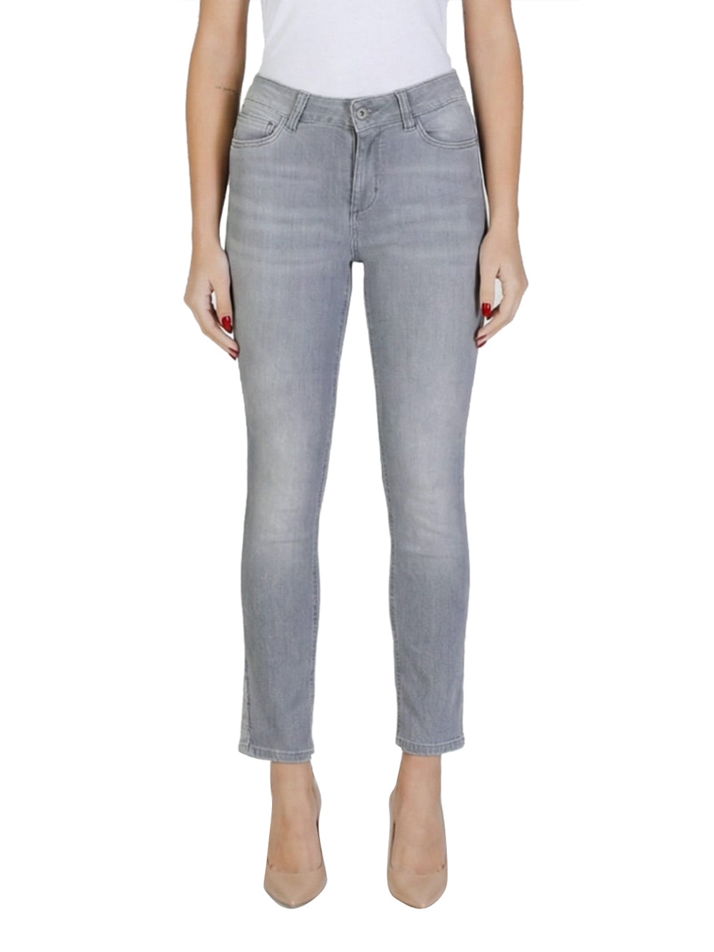 LIUJO DENIM Jeans Ideal Split H.W. Liu Jo - Grigio Grigio