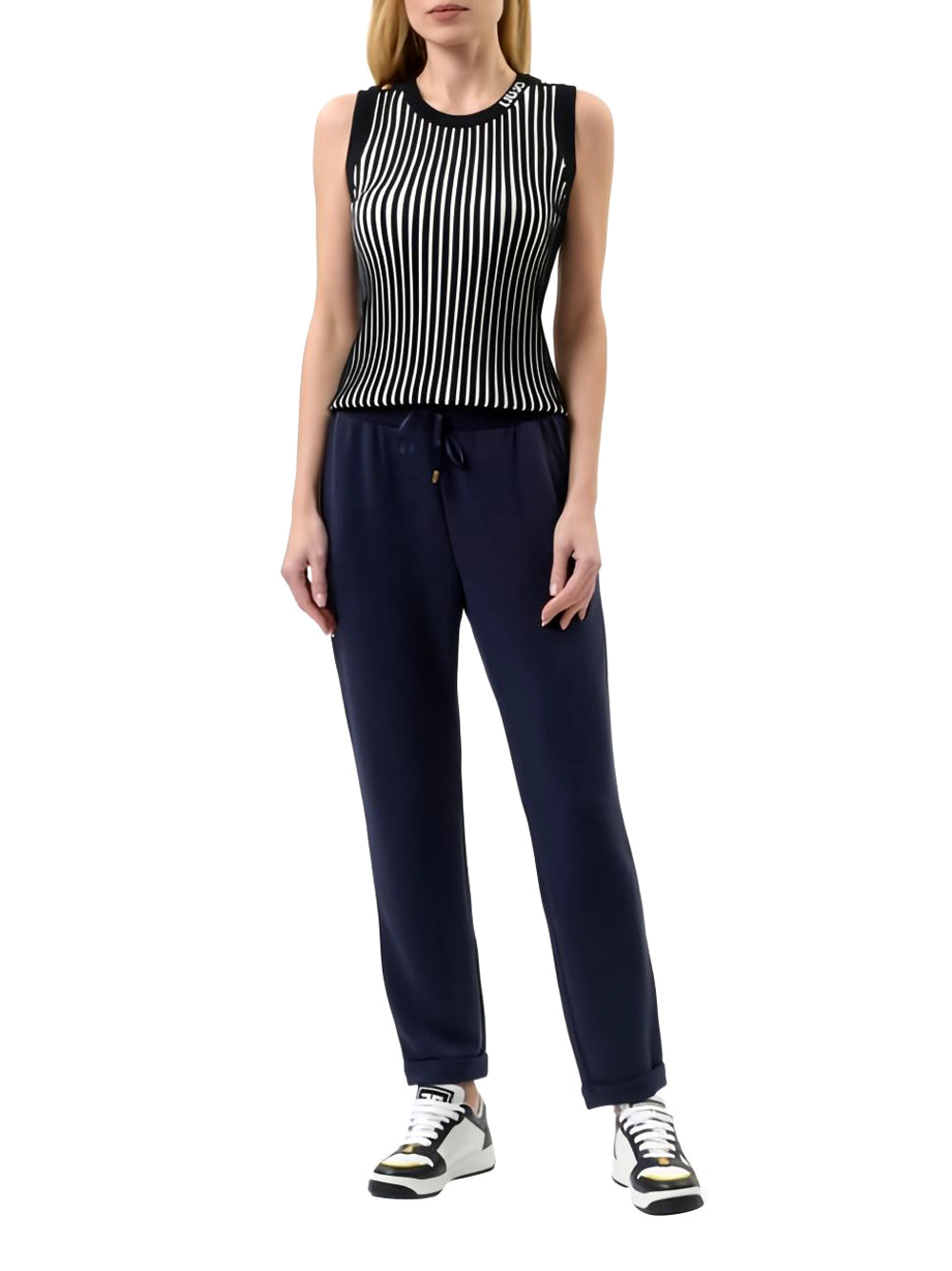 LIUJO SPORT Pantalone Jersey Lungo Liu Jo - Blu Night Blu Sky