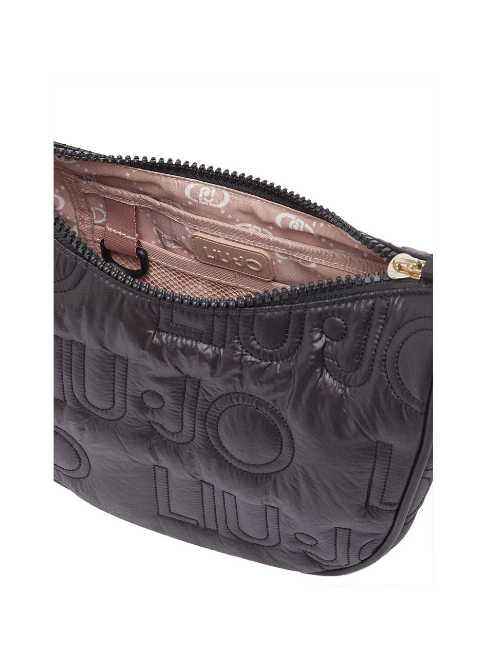 LIUJO SPORT Borsa a Tracolla Media Liu Jo In Nylon Opaco - Nero Nero