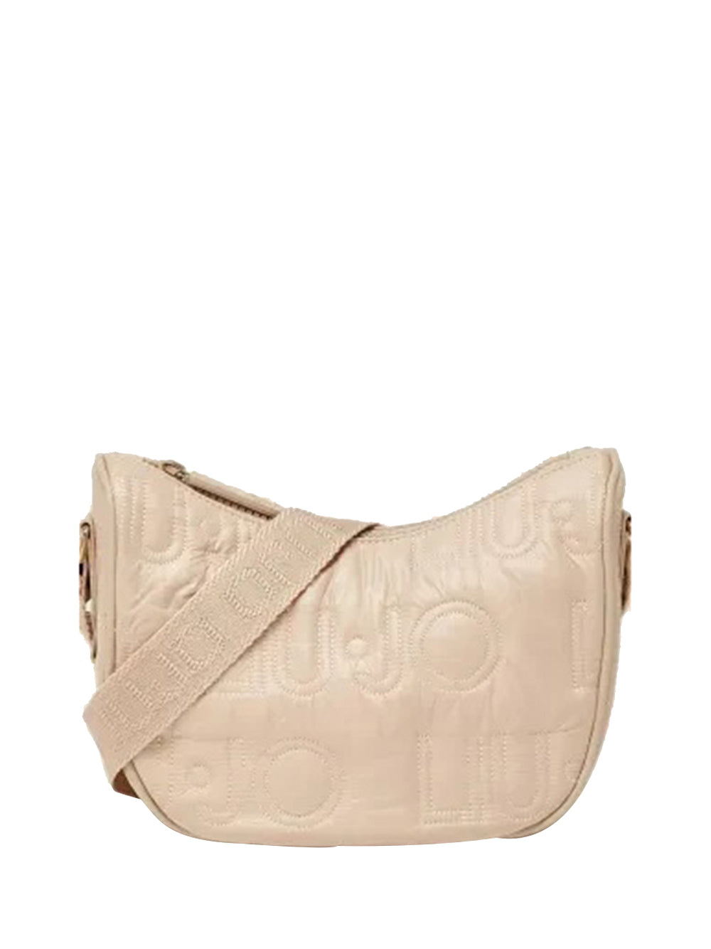 LIUJO SPORT Borsa a Tracolla Media Liu Jo In Nylon Opaco - Beige ALMOND