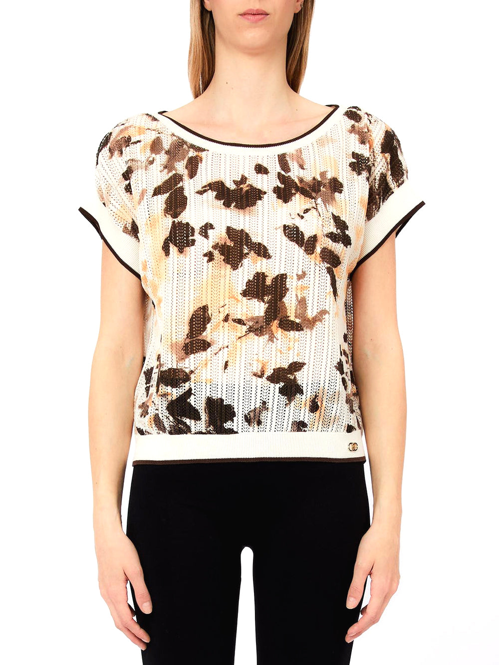 LIUJO SPORT Maglia TA6220 MA64R Liu Jo - Multi Marrone