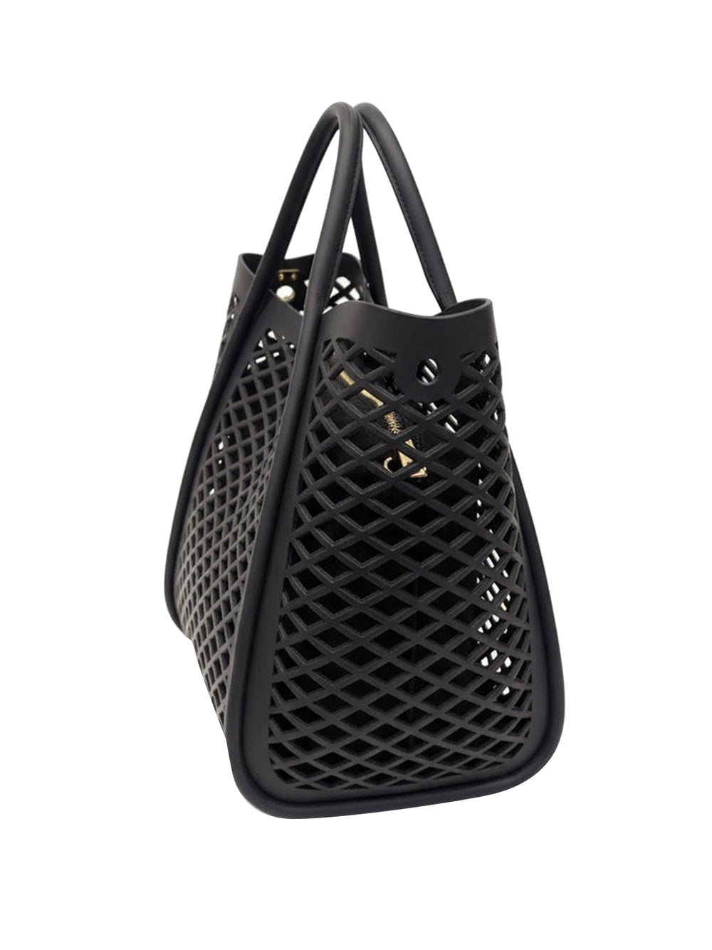 MARC ELLIS Borsa a Mano Flat Basket M Marc Ellis - Nero/Oro Nero/oro