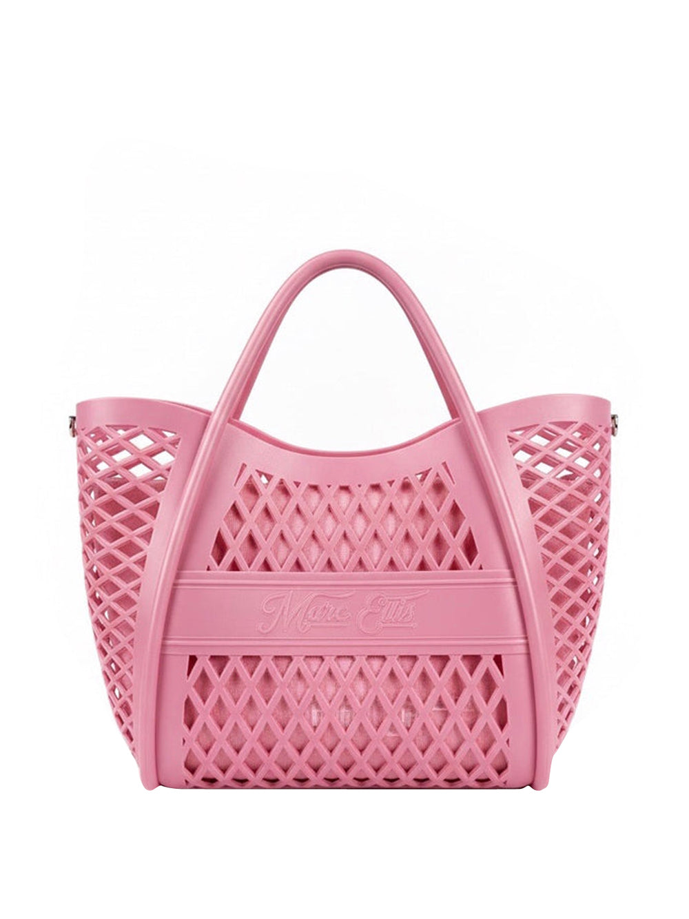 MARC ELLIS Borsa a Mano Flat Basket M Marc Ellis - Rosa/Argento Rosa/argento