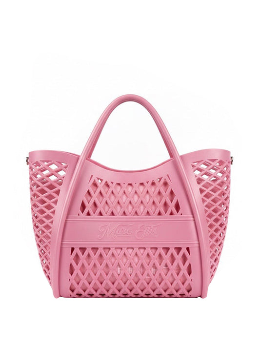 MARC ELLIS Borsa a Mano Flat Basket M Marc Ellis - Rosa/Argento Rosa/argento