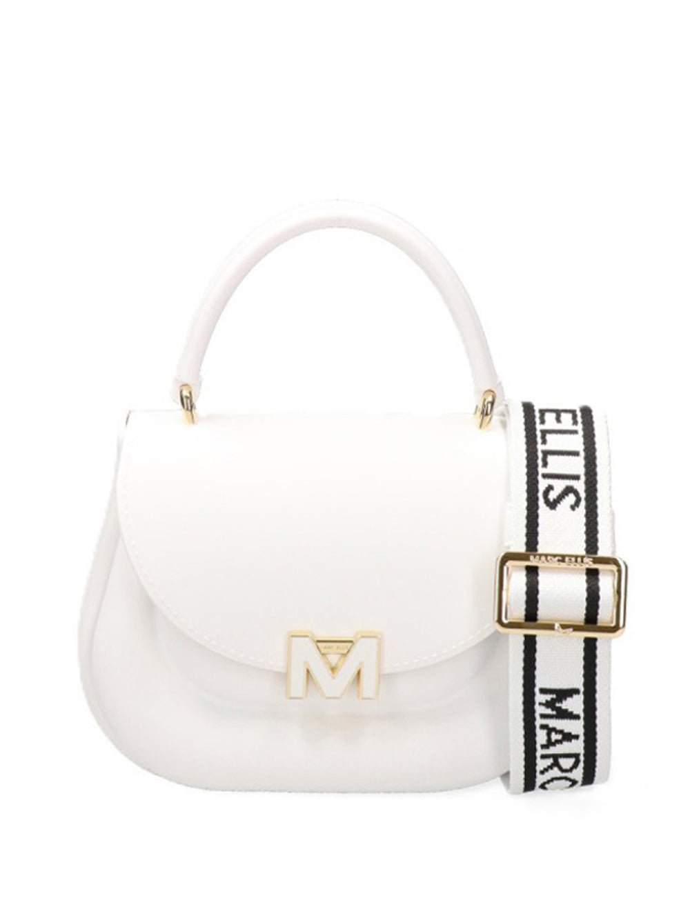 MARC ELLIS Borsa a Mano Flat Jelly 26 Marc Ellis - Latte/Oro Latte/oro