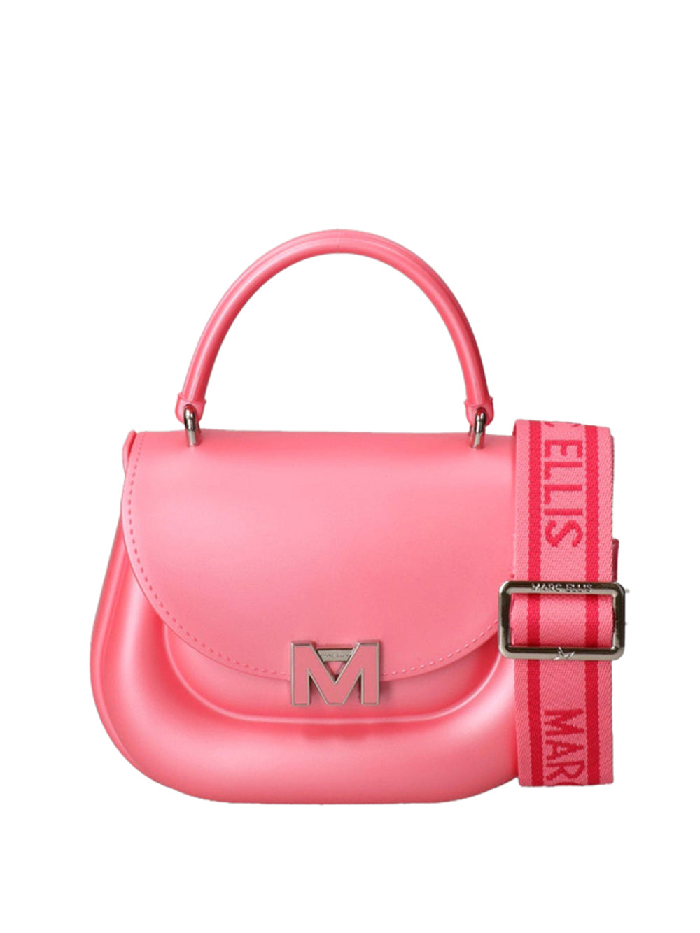 MARC ELLIS Borsa a Mano Flat Jelly 26 Marc Ellis - Rosa/Argento Rosa/argento