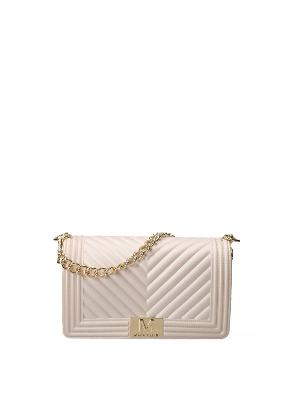 MARC ELLIS Borsa a Tracolla Flat M 26 Marc Ellis - Beige/Oro BEIGE/ORO