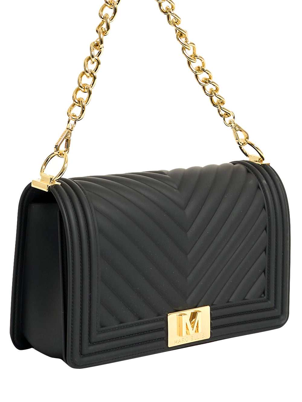 MARC ELLIS Borsa a Tracolla Flat M 26 Marc Ellis - Nero/Oro Nero/oro