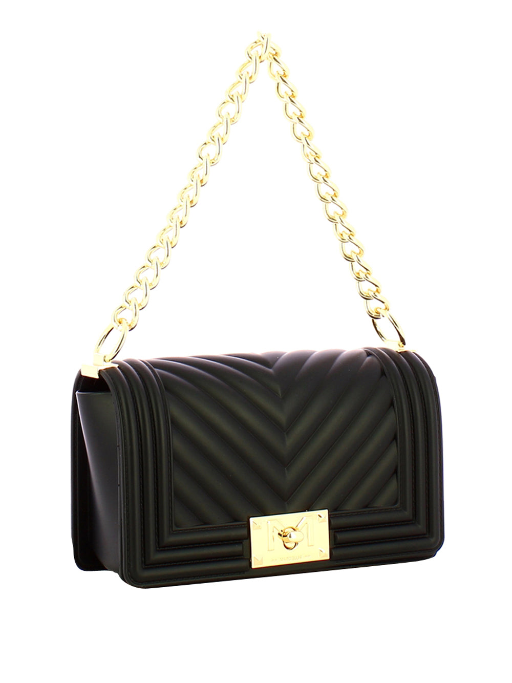 MARC ELLIS Borsa a Tracolla Flat S 26 Marc Ellis - Nero/Oro Nero/oro