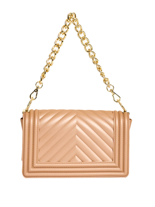 MARC ELLIS Borsa a Tracolla Flat S 26 Marc Ellis - Moka/Oro Moka/oro