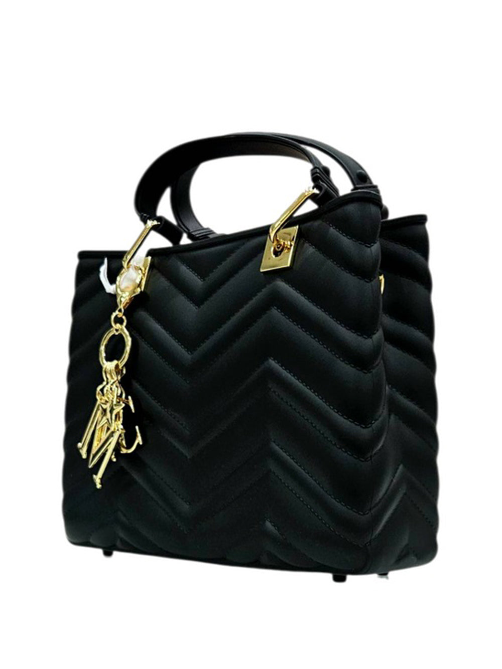 MARC ELLIS Borsa a Mano Flat Krissy M Wave Marc Ellis - Nero Nero/oro