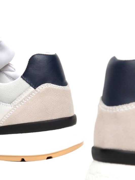 NERO GIARDINI Nero Giardini Sneakers In Camoscio Pelle e Tela Ghiaccio Ghiaccio