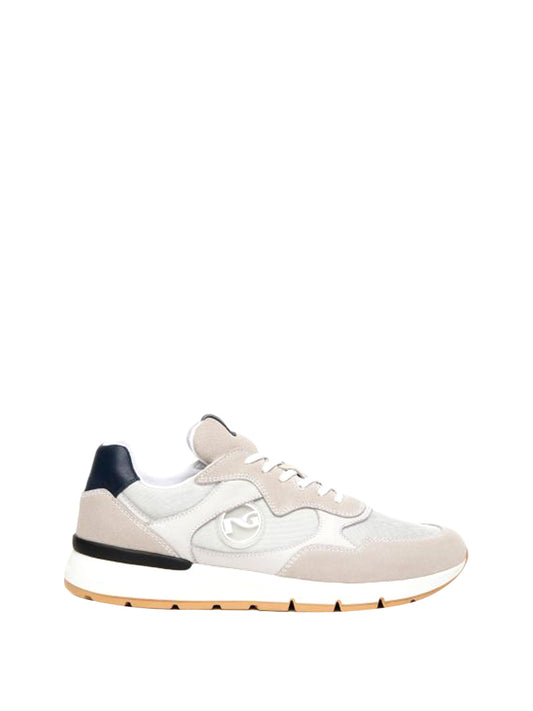 NERO GIARDINI Nero Giardini Sneakers In Camoscio Pelle e Tela Ghiaccio Ghiaccio
