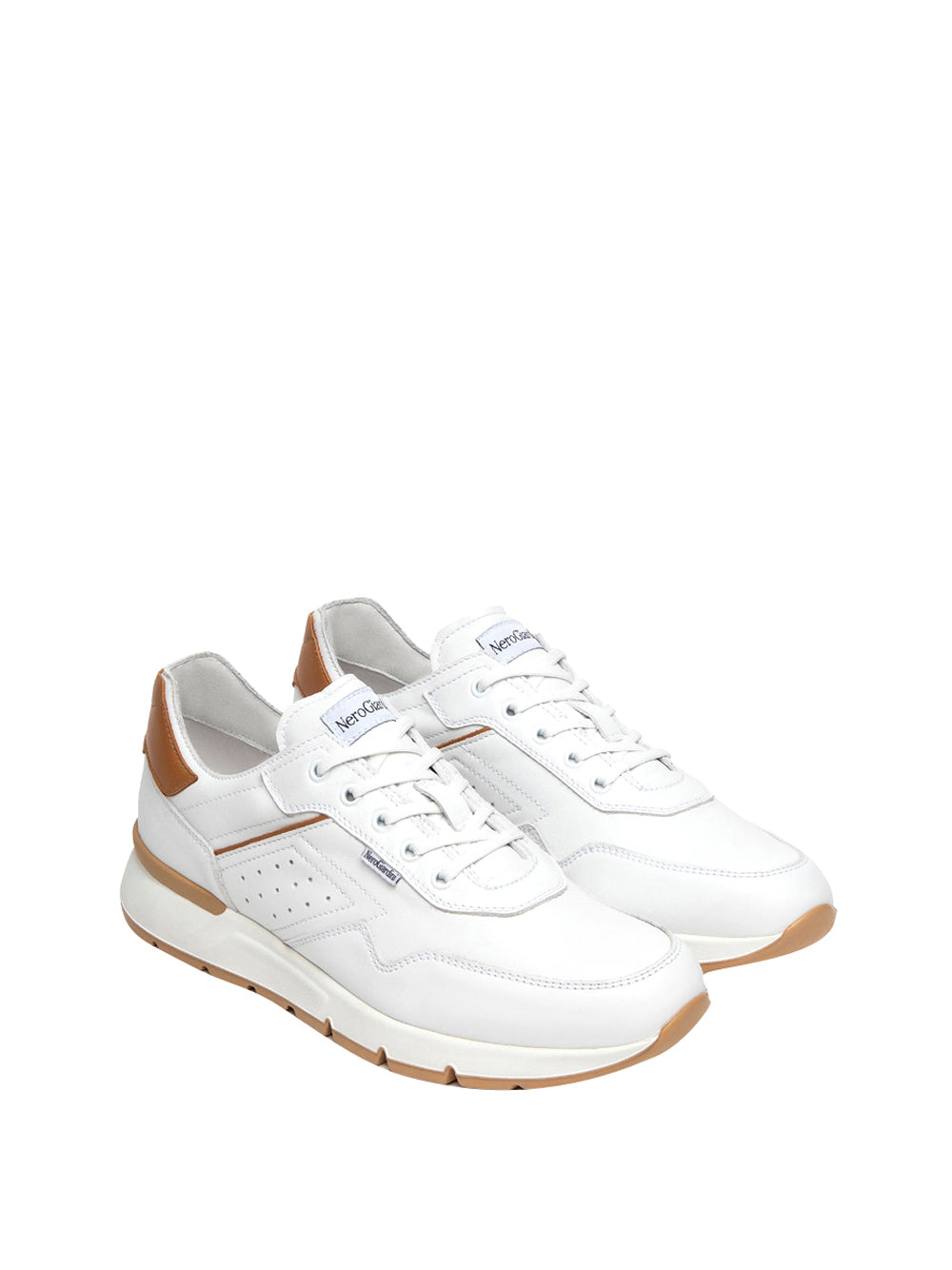 NERO GIARDINI Nero Giardini Sneakers In Pelle - Bianco Bianco