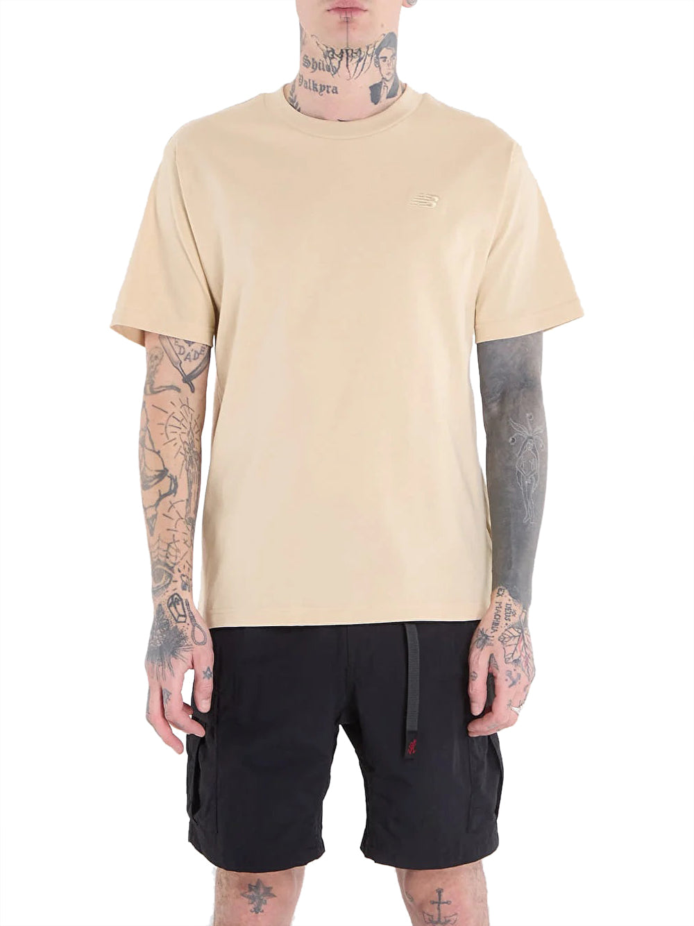 NEW BALANCE T-Shirt New Balance Athletics Cotton - Beige Sesame