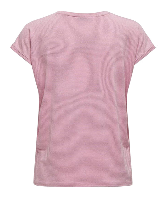 ONLY DROP 1 T-Shirt Onlclaudia Only - Rosa Rosa