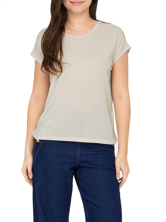 ONLY DROP 1 T-Shirt Onlclaudia Only - Bianco Bianco