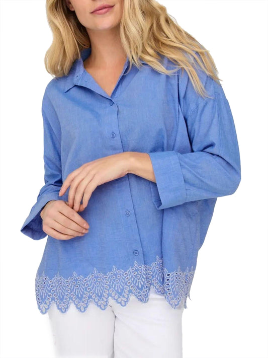 ONLY DROP 1 Camicia Onlgraces Only - Blu Blu